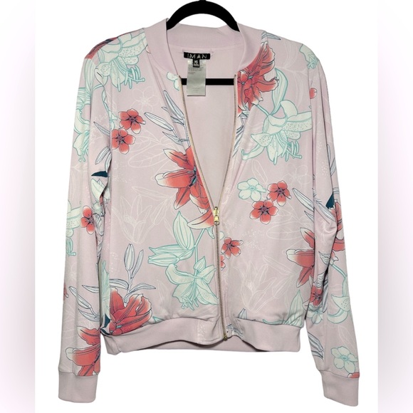 Iman | Gchic Reversible Stretch Knit Women’s Bomber Jacket Size XS - Picture 1 of 12